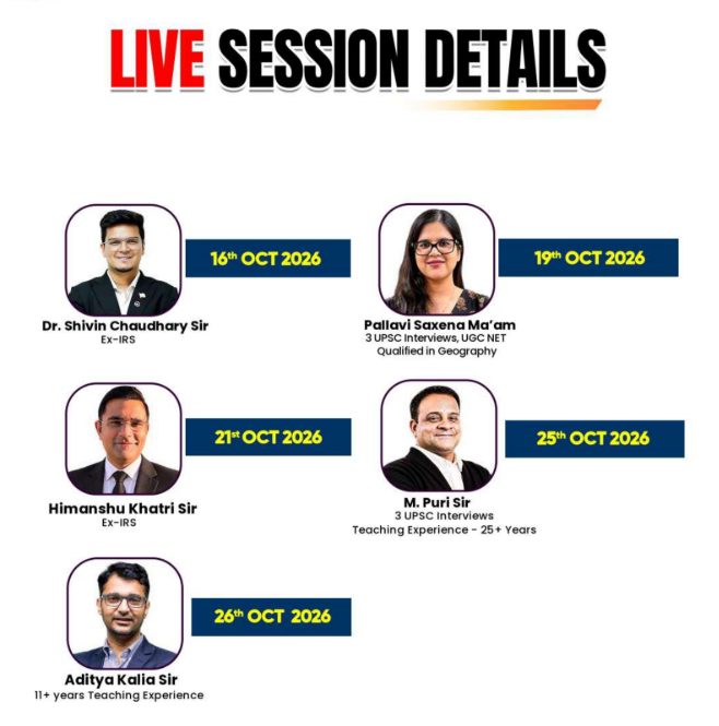 Live Session Details