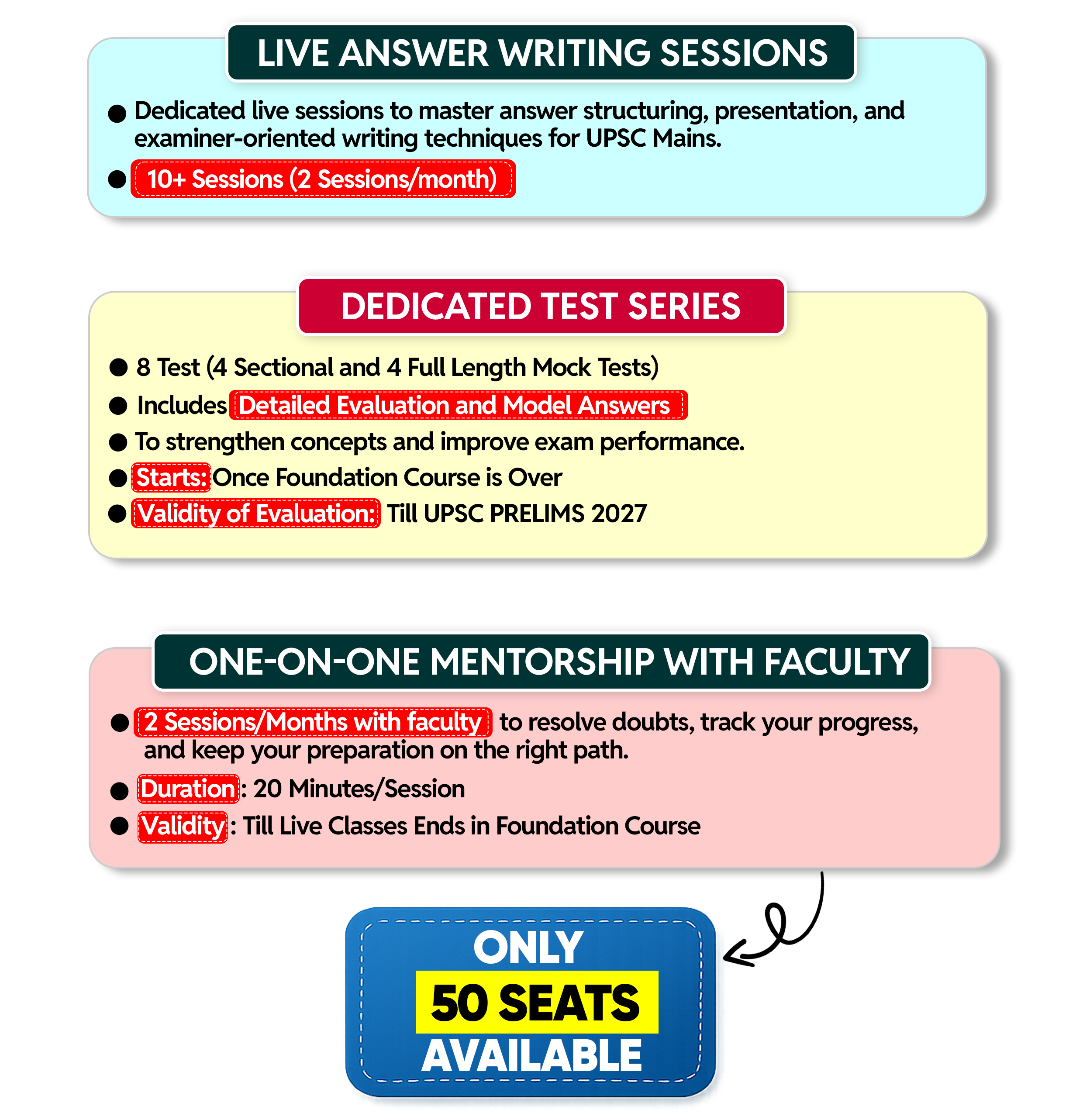 Sociology Foundation Features — Answer Writing, Test Series, Mentorship